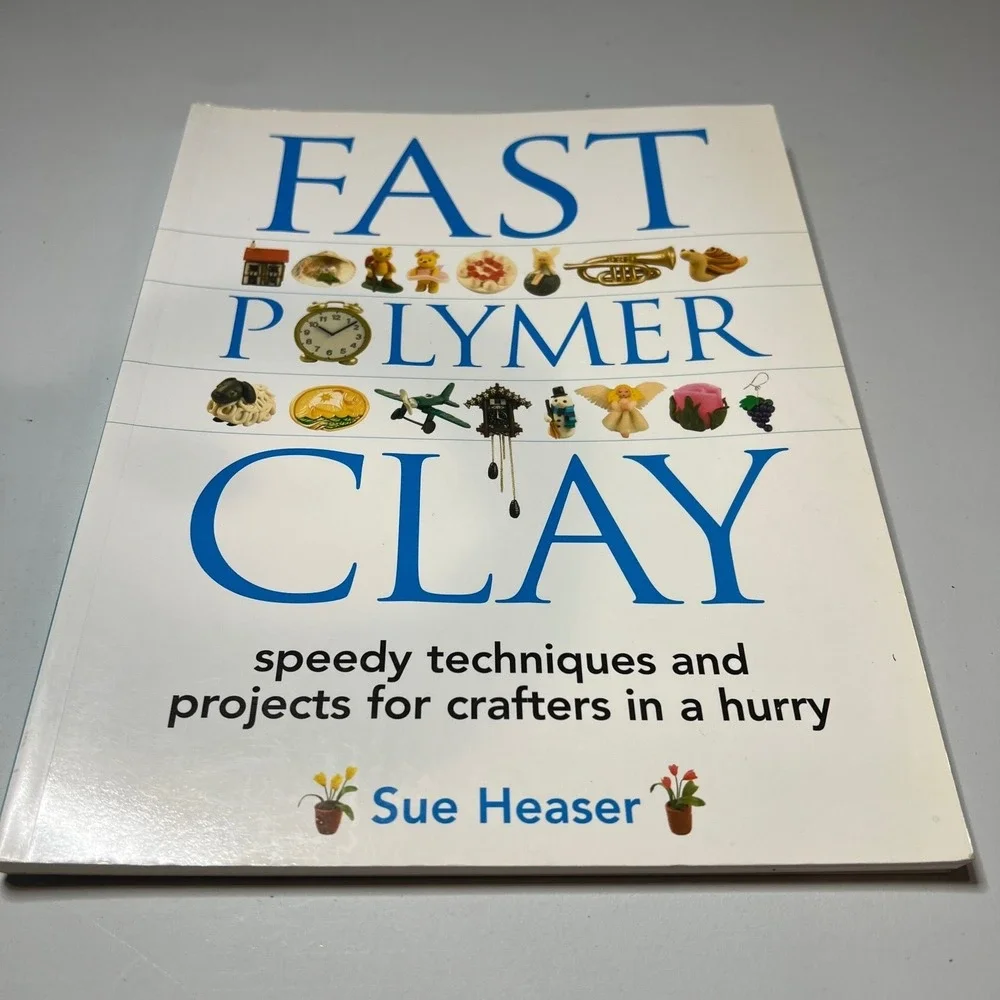 Polymer Clay Instruction Book Lot of 4 Crafting‎ Techniques Projects